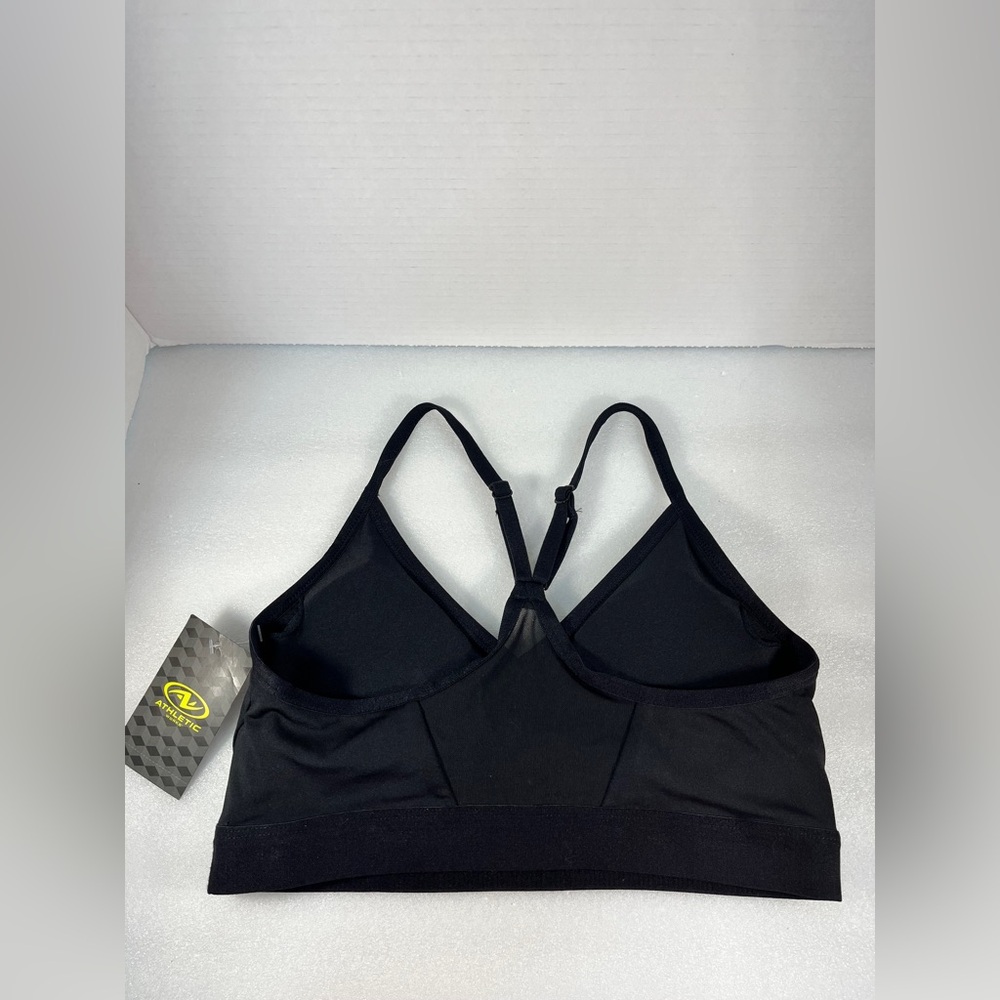 Sports Bras (set 2 bundle) size SMALL (4-6) Both are black: NEW - Picture 7 of 9